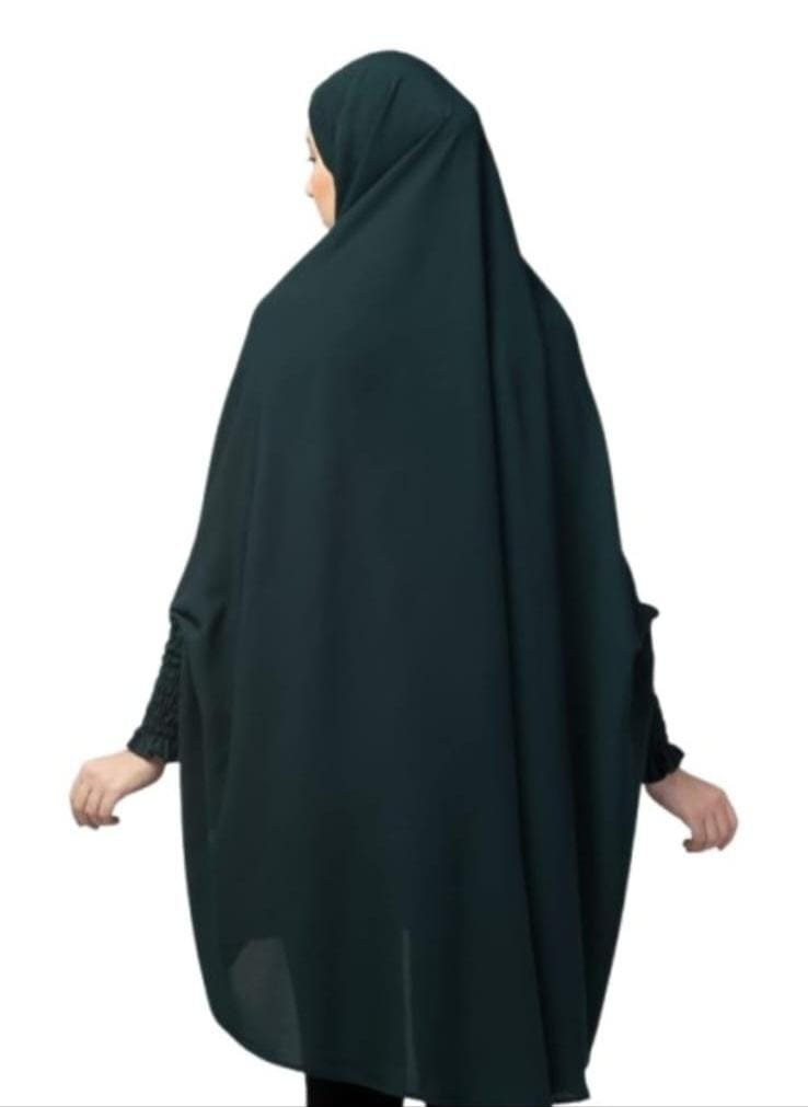 Premium Hijab with Baju 50 Inch – Full Coverage Khimar with Elastic Sleeves (Free Size) - Image 8