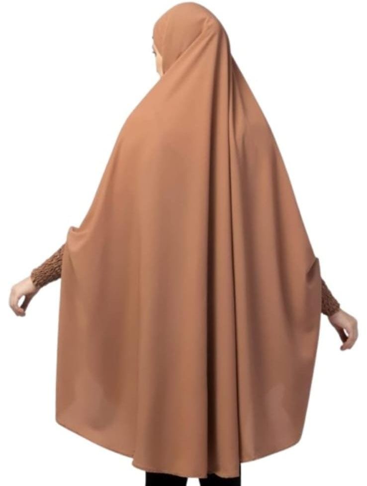 Premium Hijab with Baju 50 Inch – Full Coverage Khimar with Elastic Sleeves (Free Size) - Image 6