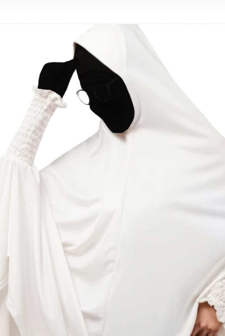 Premium Hijab with Baju 50 Inch – Full Coverage Khimar with Elastic Sleeves (Free Size) - Image 5
