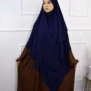 Banita Petite Layered Khimar Hijab – Premium Georgette Muslim Wear