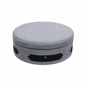 Premium Grey Islamic Topi for Men | Soft Fabric Round Prayer Cap