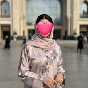 Elegant Floral Printed Abaya – Premium Soft Fabric