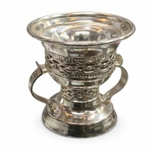 Premium Silver Bakhoor Burner (Mabkhara) – Traditional Incense Burner for Home & Prayer Use