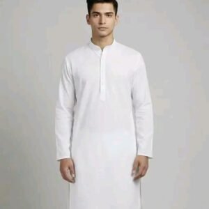 Classic Men’s White Kurta Set – Premium Comfort Wear
