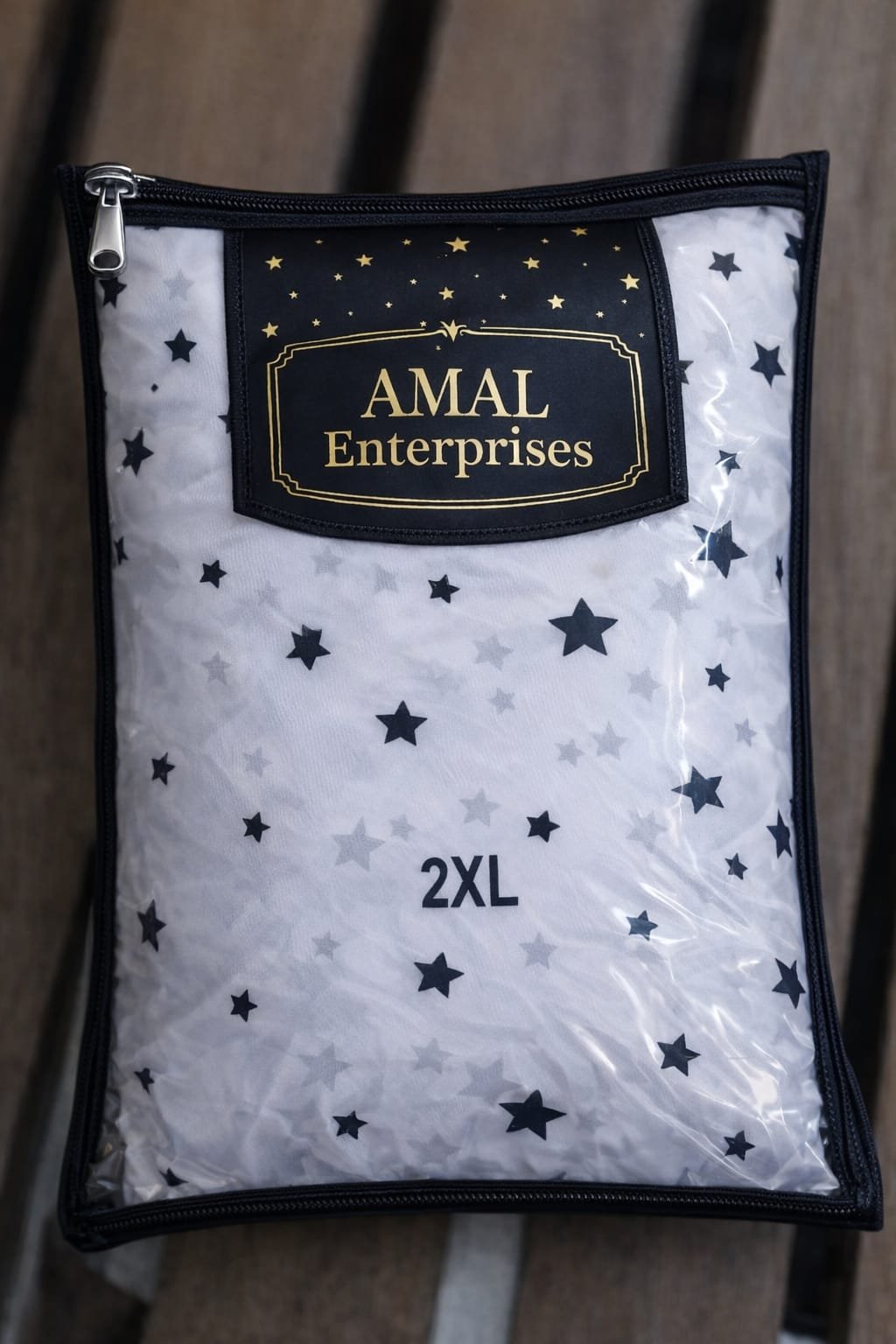 Hayat Muslim Wear Star Print Prayer Hijab (Full Coverage) - Image 3