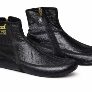 Premium Leather Socks for Men | Soft & Durable Traditional Footwear (Brown & Black)