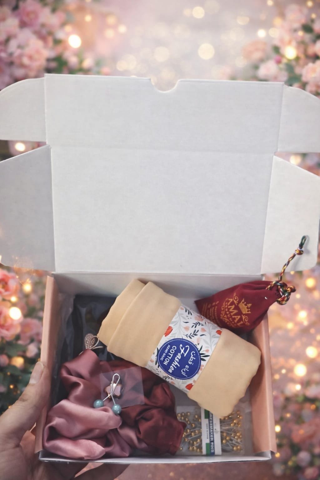 Amal Elegant Eid Gift Box – Modest Luxury Hijab Gift Set for Women (Short, premium sounding, and searchable.) - Image 5